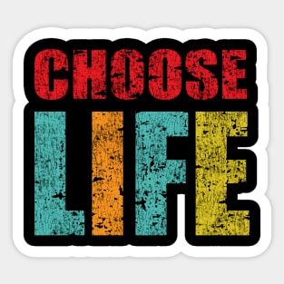 choose life Sticker